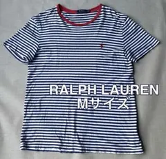 POLO RALPH LAUREN ボーダーTシャツ Mサイズ ネイビー白のサムネイル