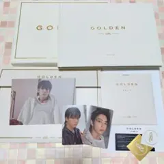 BTS　ジョングク　JUNG KOOK　アルバム　GOLDEN　未使用品　白