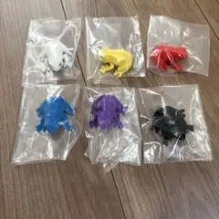 タカラトミー 毛ガエル ガチャガチャ 6点セット