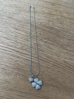 Folli Folliフォリフォリ　クローバーハートチャームネックレス