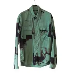 ALMOSTBLACK マルチプリントシャツジャケット/21SS-SH01