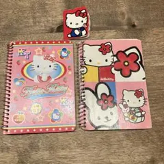 昭和レトロ　Hello Kitty ノートセット