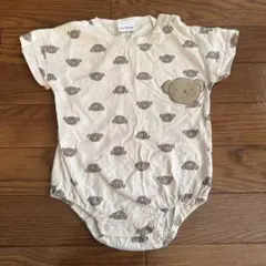 Dick Bruna クマ柄ロンパース ベージュ