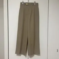 GREEN LABEL RELAXING ベージュ ワイドパンツ 38