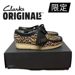 美品　CLARKS ORIGINALS ヒョウ柄　wallaby