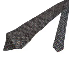 古*◎様 訳あり MARIO VALENTINO ネクタイ 総柄 ロゴ入り フォ