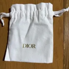 【新品】Dior ホワイト ミニ巾着