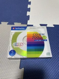 バーベイタム データ用CD-RW700MB 4倍速 5色カラーMIX （5枚）のサムネイル