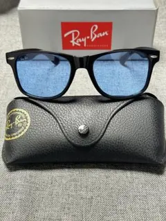 木村拓哉着用 Ray-Ban RB2140 男女兼用 ブラック×ブルーサングラス