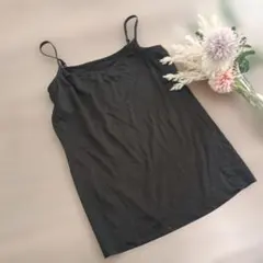 大人気　春夏　UNIQLO AIRism キャミソール ブラック Sサイズのサムネイル