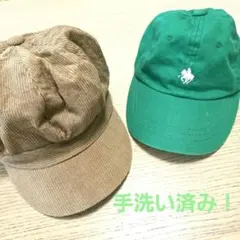 バースデイ ベビー キッズ帽子2点 キャップ ハンチング 48㎝のサムネイル