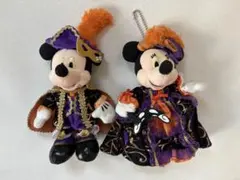 東京ディズニーシー　ハロウィン　マスカレード　ぬいぐるみバッジ　ミッキー　ミニー