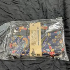 バティック柄ジッパーポーチ