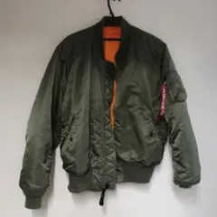 MA-1　MIL-J-82790J（USAF） オリーブ　Lサイズ（美品）