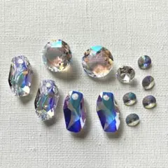 スワロフスキー/貴和クリスタル クリスタルAB・シマー　オーロラセット⭐︎