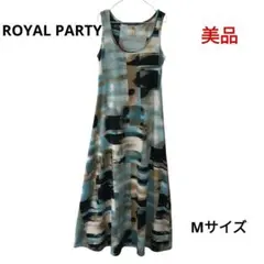 【美品】ROYAL PARTY ノースリーブワンピース ロングワンピース M