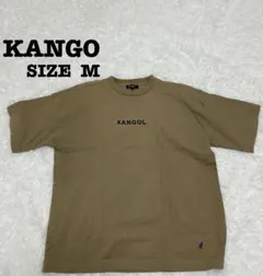 【人気】カンゴール KANGOL Tシャツ M カーキ 刺繍ロゴ [466]のサムネイル