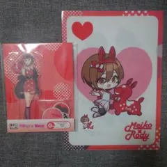 初音ミクｘRODY　タイトーくじ　MEIKO クリアーファイル　クリアスタンド