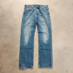 リーバイス501 Levis W32 青 古着 ヒゲ ハチノス 18125