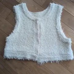 COMME CA ISM アイボリー ベスト