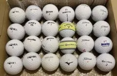 超美品　ゴルフボール ロストボール メーカー混合 24個 セット