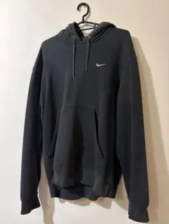 NIKEナイキ 無地パーカー 黒 M スウェットy2K