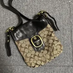 COACH SOHO Signature Canvas Leather Bag