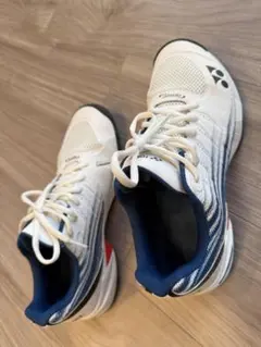 YONEX テニスシューズ ホワイト/ネイビー