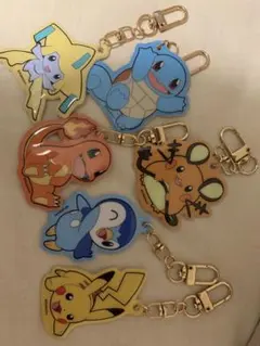 値下げ】ポケットモンスター キーホルダー3点セット - メルカリ