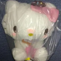 mikko×サンリオ　ドーナツデザインBIGぬいぐるみ①　ハローキティ