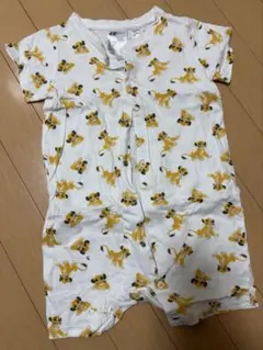 ライオン柄 コットンロンパース