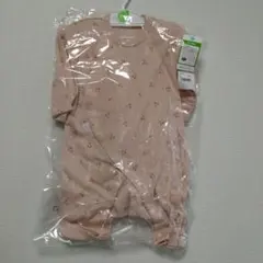 西松屋　ピンク　チェリー柄　ロンパース