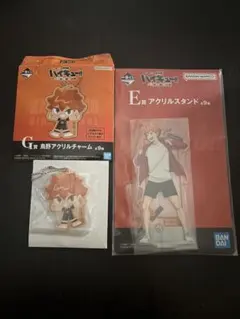 ハイキュー!! アクリルチャーム＆スタンドセット　日向翔陽2種セット