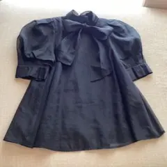 INGNI 黒 ボウタイシャツ