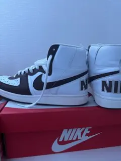 NIKE ハイカットスニーカー ホワイト/ブラック