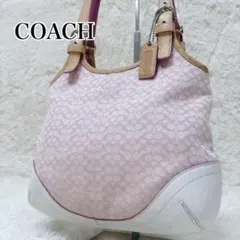 COACH Y2K Signature Pink Leather Tote