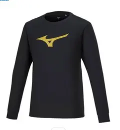 【値下】Mizuno テニスウェア 長袖Tシャツ 黒　サイズＭ