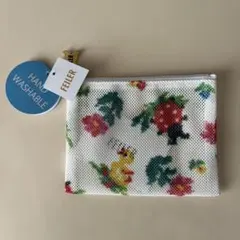 フェイラー　ハイジ　メッシュポーチ　ホワイト　S 新品　未使用