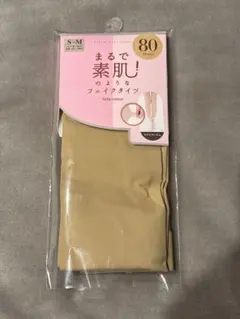 チュチュアンナ　フェイクタイツ　ライトベージュ　80デニール　S-M