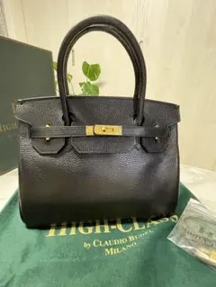 【極美品・希少】HIGH CLASS ハイクラス 30 ハンドバッグ 黒