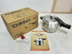 ☆未使用☆ アサヒ軽金属 ゼロ活力鍋 4L スリム IH対応 圧力鍋 片手鍋のサムネイル