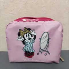 未使用 レスポートサック ディズニー ポーチ ピンク チェリー 