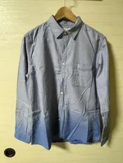 AZUL by moussy グラデーション長袖シャツ