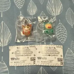 クレヨンしんちゃん　めじるしアクセサリー　みんなでくまパジャマ　しんちゃんマサオ