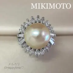 プラチナリング】pt900 MIKIMOTO パール 8.5号［J.063］ - メルカリ