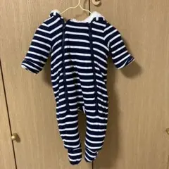 baby GAP ストライプロンパース 3-6ヶ月