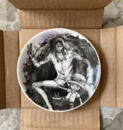 ONE PIECE コラソン&トラファルガー・ロー　水墨画風アートプレート