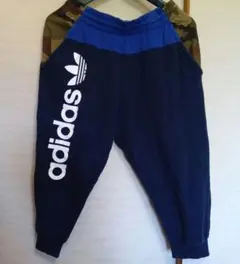 adidas オリジナルス ネイビー ショートパンツ カモフラージュ L