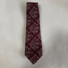 Christian Dior ネクタイ ボルドー 花柄