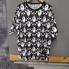 AAPE アベイシングエイプ プリントTシャツ 黒 XL G88 - メルカリ